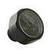 Invert Micro Gas Gauge Black Aluminum 6000psi